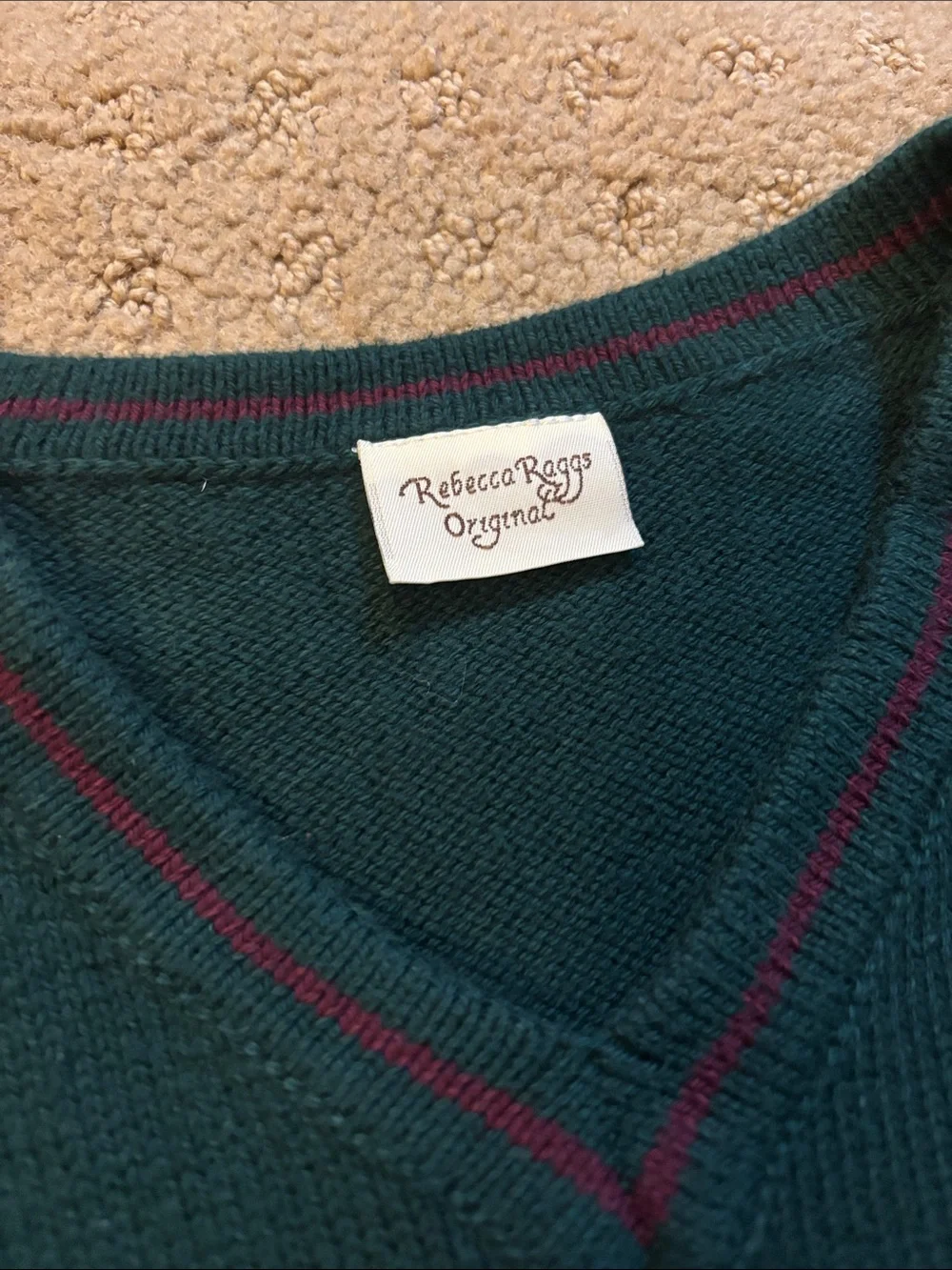 Vintage Rebecca Riggs Original Boys 3-Piece Outfit Perfect for Christmas